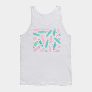 Skateboards Pastel Pattern Tank Top